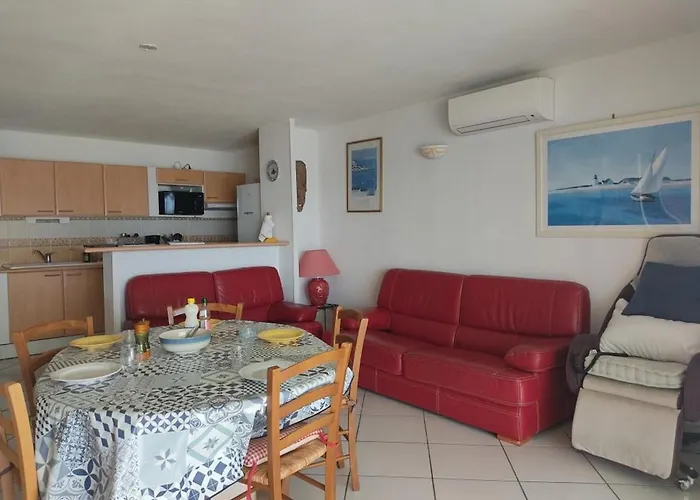 Villa T4 Avec Vue Mer, Climatisee, 80m2, A 50m, 6 Pers. - Fr-1-796-100 Gruissan