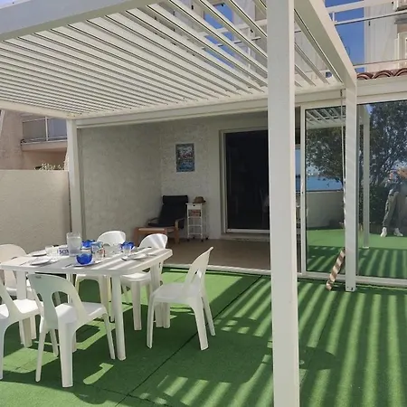 T4 Avec Vue Mer, Climatisee, 80m2, A 50m, 6 Pers. - Fr-1-796-100 Villa Gruissan